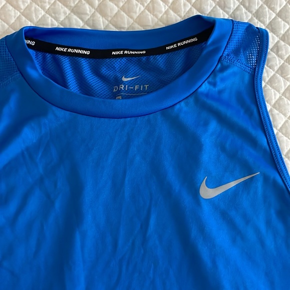 Blue Nike Dri-Fit tank - Picture 2 of 4
